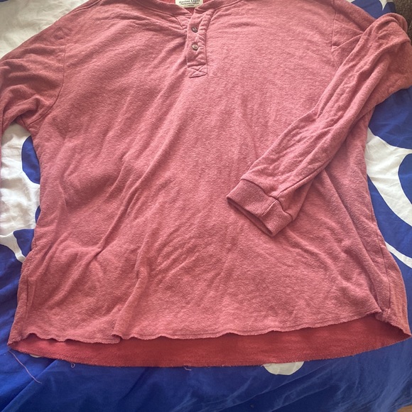 Marine Layer long sleeve button front Henley size Large - Picture 3 of 11
